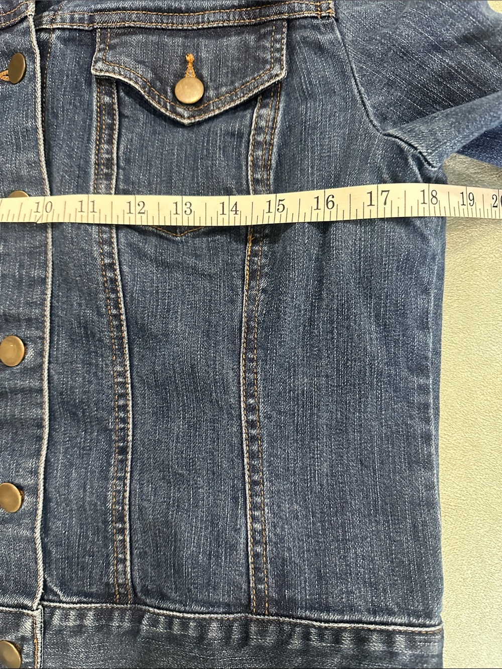 Krush Denim Jacket size M cotton blend - Picture 6 of 8
